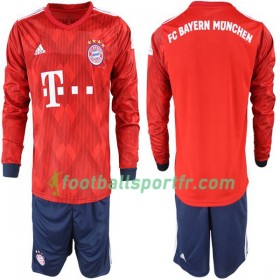 Tenue Bayern Munich Enfant Domicile 2018-2019 Maillot de Foot ML